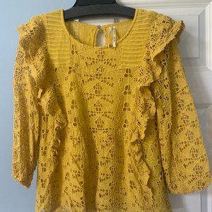 Anthropologie Lace Top